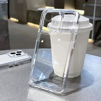 Transparent Phone Case For iPhone 17 Pro Max 16 13 11 15 14 Plus 12 17 Air 16E 17Promax Soft Silicone Shockproof Funda Cover