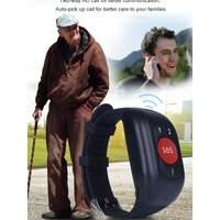 4G Elderly GPS Tracking Wristband gps V48 Emergency Alarm GPS Tracking Heart Rate Blood Pressure Monitor SOS Button