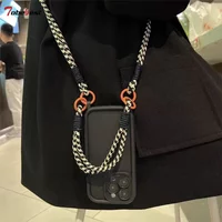 Wrist Strap Crossbody Lanyard Necklace Silicone Case For Xiaomi 15 Ultra 14 14T 13 Pro Back Cover