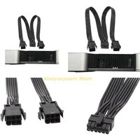 P9JB PCIe 5.0 12VHPWR 2x 6Pin to 12Pin Graphics Card Power Adapter Cable for RTX3070 RTX3090 Power Supply