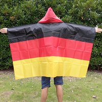 Europe Countries 3x5ft Germany Flag spain italy Cape Body Banner Polyester World Country Custom Cape Sports Fans