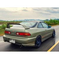 For 1994--2001 Honda ACURA INTEGRA without light High quality ABS plastic unpainted glossy black spoiler trunk boot wing spoiler