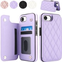 Wallet Double Button Small Fragrant Wind With Card Slot RFID Blocking Kickstand Magnetic Flip Leather Case For iPhone 17e Cover