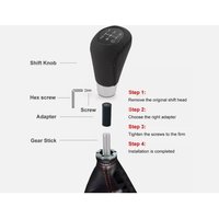 Universal 5 Speed Manual Transmission Car Aluminium Gear Shifter Stick Shift Knob Handle Stick High Quality Car Accessories