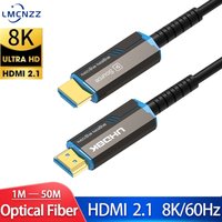 4K 8k/60Hz HDMI 2.1 48Gbps 4k/120Hz HDMI 2.0 Fiber Optical Cable Ultra HD High Speed 10M 15M 20M 30M 50M For TV Projector