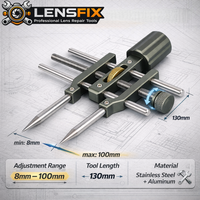 Upgraded Adjustable Lens Spanner Wrench, Dual Adjustment Camera Lens Repair Tool 8-100mm, Stainless Steel Optical Tool
