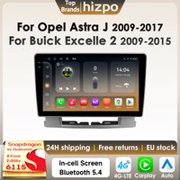 Hizpo 8G 128G 2Din Android 14 autoradio pour Opel Astra J 2009-2017 Buick Excelle 2 2015 voiture multimédia GPS 4G BT Carplay AI 6115