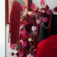 Artificial Silk Vine Plant Wedding Holiday Rattan Yard Romantic Garland Home Room Event Party Accessories Outdoor DIY Decor Gift