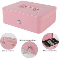 Security Cash box Key Safe Box Key Locker Safe Home Shop Steel Safe Money Box Storage Hidden Coin Money Jewellery