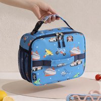 Cartoon Insulated Kids Lunch Box Bag Cute Printed Food Handbags Portable Thermal Lunch Bag Fresh-Keeping Bag Tote for Student