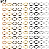 IYOE – anneaux ouverts fendus pour la fabrication de bijoux, accessoires de bricolage, 200 pièces/lot 3 4 5 6 7 8 10mm