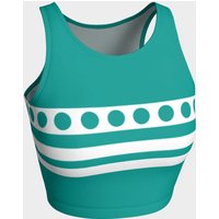 Green Crop Top Tank Top Women Girls Sexy Sports Bra Vest Two Years Later Costume
