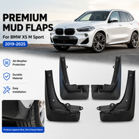 Mud Flaps For BMW X5 M Sport 2019-2025 All-Weather Splash Guards Front Rear Position Easy Installation, Front Position