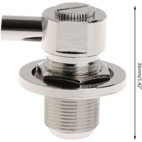 XD99 SO239 UHF Female Right Angle RF Connector For RG58 RG142 LMR195 Coaxial Cable