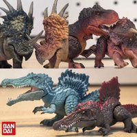 Bandai Gashapon Mini Dinosaur Gashapon Simulation Collectible Figures Set - Tyrannosaurus Rex & Spinosaurus for Toy Enthusiasts