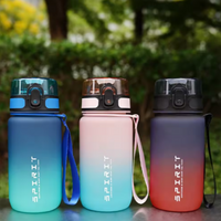Water Cup With Tea Compartment High Temperature Leakage Summer Outdoor High Value Direct Drinking Water Bottle