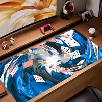 12B-Balatro GAMER Mouse Pad Tapetes de Mesa Teclado, Borracha Kawai, Tapete de Mesa Antiderrapante, XXL90x40cm