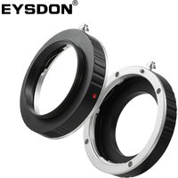 EYSDON M42/ M48 To EOS Camera Lens Adapter Ring Mount Converter for Canon EOS EF Lens On Astronomy Telescope Astrophotography