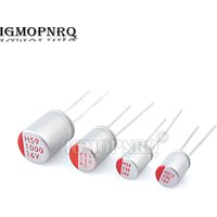 10PCS Solid Electrolytic Capacitor DIP 6.3V 10V 16V 25V 35V 50V 680UF 820UF 1000UF 100UF 150UF 220UF 270UF 330UF 470UF 560UF