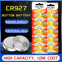 High Capacity CR927 DL927 ECR927 3V Original Lithium Button Battery Long Lasting Coin Cell for Watch Remote LED Light mini Toys