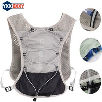 1 Stück Laufweste für Damen und Herren, leichter 160 g Trinkrucksack, 5 l Packung für Trailrunning, Marathon, Wandern, Radfahren, Joggen