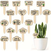15-Pack Popular Wooden Plant Label Tags for Potted Plants Eco-Friendly Wood Plant Markers for Garden Care