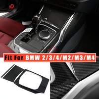 LHD RHD Real Carbon Fiber Center Console Gear Shift Panel Cover For BMW 2 3 4 Series G20 G21 G22 G42 G80 G81 M3 G82 G83 M4 G87M2