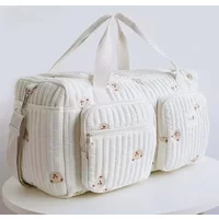 Large Capacity Mommy Bag Luggage Diaper Bag Portable Shoulder Handbags Maternity Travel Tote with Pockets Mother Kids