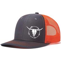 Outdoor sports bullhead print six piece mesh cap baseball cap truck driver cap sun protection hat
