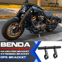 Motorcycle modification parts suitable for BENDA NAPOLEONBOB 500 navigation bracket extension crossbar rack