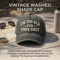 Washed Vintage Baseball Cap Breathable Cotton Sun Protection Hat Adjustable Outdoor Daily Casual Style Hat For Men And Women