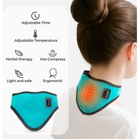 Electric Heating Neck Brace Cervical Vertebra Fatigue Therapy Reliever Neck Pain Relieve Strap Moxibustion Health Care Tool