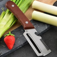 New Wooden Handle Multifunctional Peeler Kitchen Fruit Vegetable Slicer Shredder Cooking Tools Household Kitchen Goods
