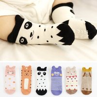 Chaussettes Anti-ALD pour Bébé, Garçon et Fille, Mignonnes, avec Motif de Dessin Animé, pour Printemps et Été