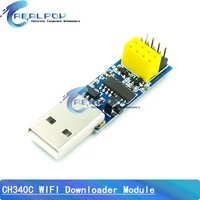 CH340C ESP8266 ESP-01 ESP01S Programmer Adapter USB to ESP8266 Serial Wireless Wifi Developent Board Module For Arduino