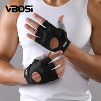 AliExpress NONE VBOSI Breathable Non-Slip Half-Finger Padded Palm Fitness Sports Gloves for Weightlifting, Cycling & Driving for Women Men