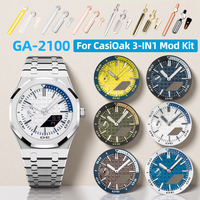 GA2100 DIY Watch Dial MOD kit 3IN1 watch Dial scale Ring Pointer | For Casio GA-2100 2110 2IN1 Modified Chapter Ring Hour Marker