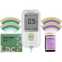 2 in 1 Blood Lactate and Glucose Meter-Handheld Accuracy Lactic Acid Test Monitor Kit With 100pc Gold Test strip(50 Each)APP