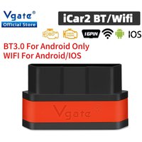 Vgate iCar2 OBD2 Bluetooth Scanner ELM327 V2.2 OBD 2 WIFI iCar 2 Car Tools ELM 327 for Android/PC/IOS Code Reader for Engine