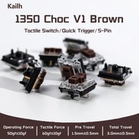 Kailh 1350 Choc V1 Brown Switch Hitbox Controller Tactile Creamy Low Profile Switches For RGB Gaming Mechanical Keyboard Hitbox