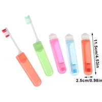 2/3/5Pcs Folding Portable Travel Toothbrush Outdoor Camping Soft Tooth Brush Oral Cleaning Hygiene Tool Trip Toothbrush