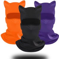 AliExpress NONE 3pcs/2pcs/1pc Outdoor breathable funny standing ear cycling sunscreen balaclava mask hood Suitable for Halloween Mischief