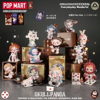 POP MART Skullpanda Everyday Wonderland Series Trendy Blind Random Box Toys Mystery Box Guess Bag Action Figure Surprise Gift