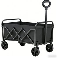 Large Capacity Outdoor Folding Camp Cart Handcart Lightweight Portable Picnic Cme Garden Camping Small Size after Disassembled