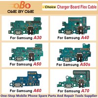 USB Charging Port Dock Connector for Samsung Galaxy A30 A40 A50 A50s A60 A70 A305 A405 Charger Board Flex Cable Repair (1PC)