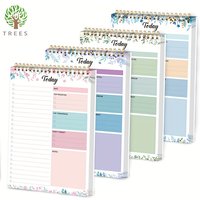 52 sheets To Do List Notepad Undated Daily Planner with Hourly Schedule for Task Management Notebook for Work