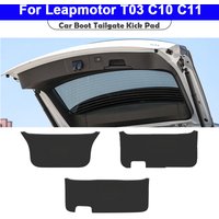 Für Leapmotor T03 C10 C11 2020-2025 Stamm Anti Kick Pad Innen Modifikation Heckklappe Leder Schutz Auto Matte zubehör