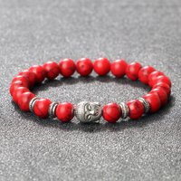 6MM 8MM 10MM Natural Stone Red Stone Prayer Beaded Bracelet Rosary Meditation Bracelets Men Women Yoga Jewelry Gift Pulsera