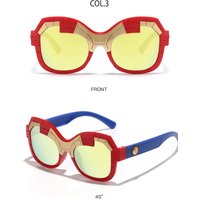 AliExpress NONE Robot Boys Girls Sunglasses Summer Trend Sunshade Cartoon Eyewear Anti-reflective Outdoor Sun Glasses for Children UV400