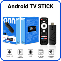 ONN ATV Stick 8K 4K HD Obsługa Wideo BT5.0 Dual WiFi6 4G 5G Pilot Głosowy Allwinner H313 Quad Core Smart TV Stick 8GB 128GB dla